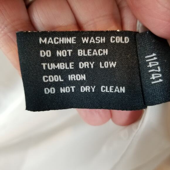 London Fog Women's Cream Rain Coat Jacket Size M Medium - Picture 8 of 8